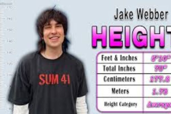 jake webber height